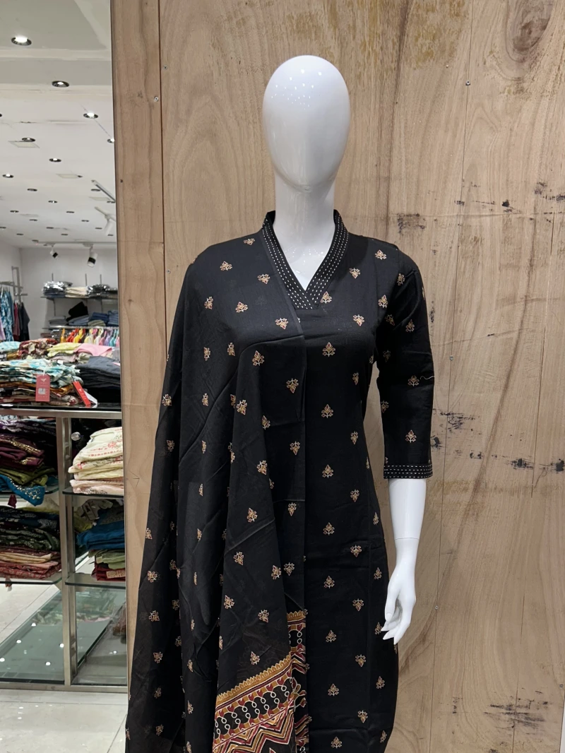 Cotton Salwar With Floral Designs