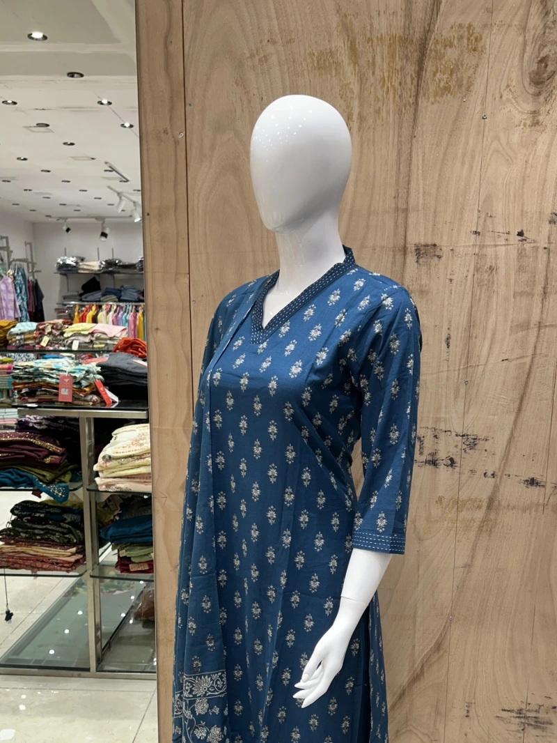 Pure Cotton Salwar With Floral Design 5
